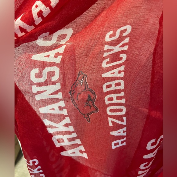 Arkansas Razorback Red Infinity Scarf - Picture 4 of 4